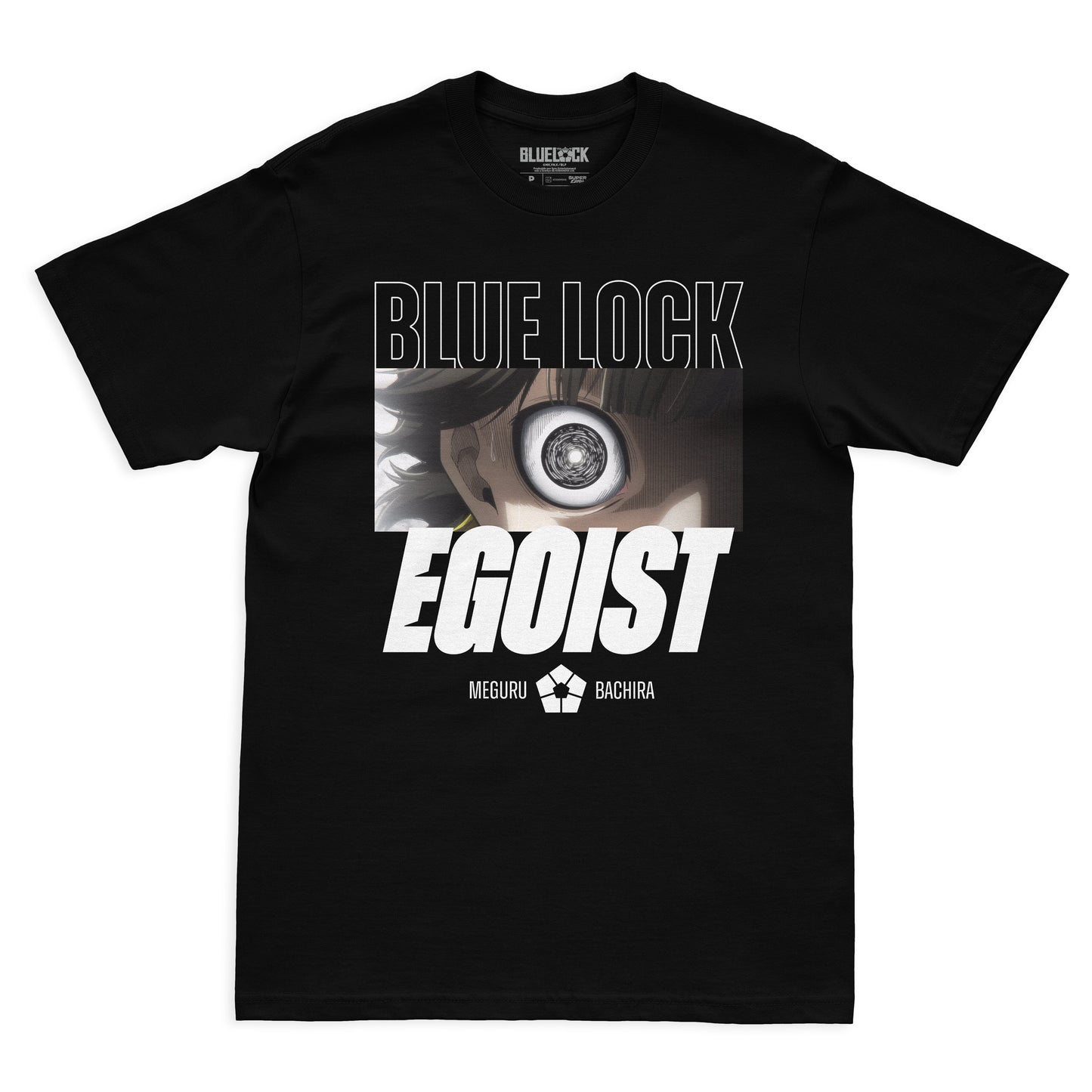 Camiseta Preta BLUE LOCK Bachira "Egoísta"