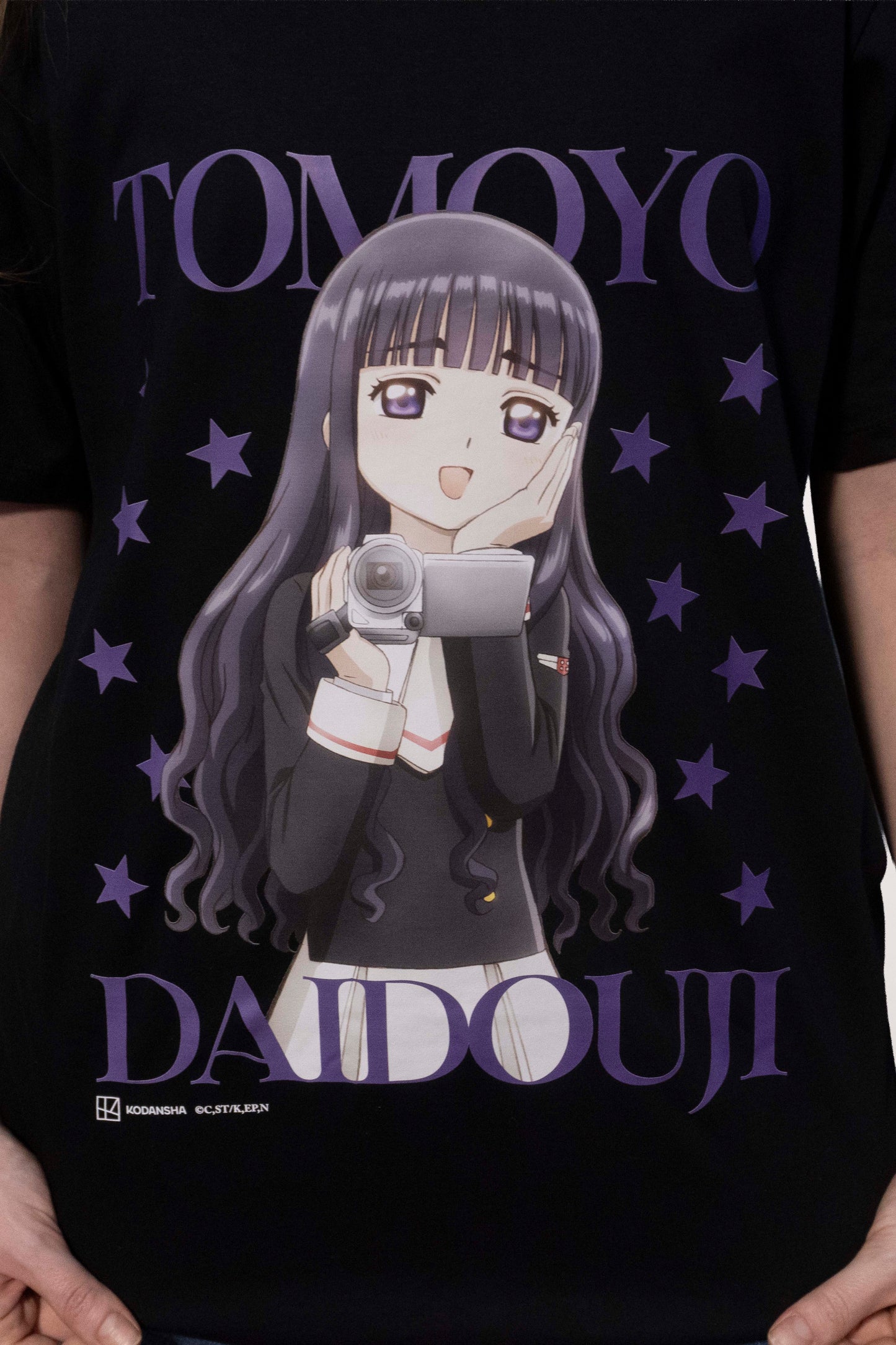 Camiseta Preta Cardcaptor Sakura Tomoyo Daidouji
