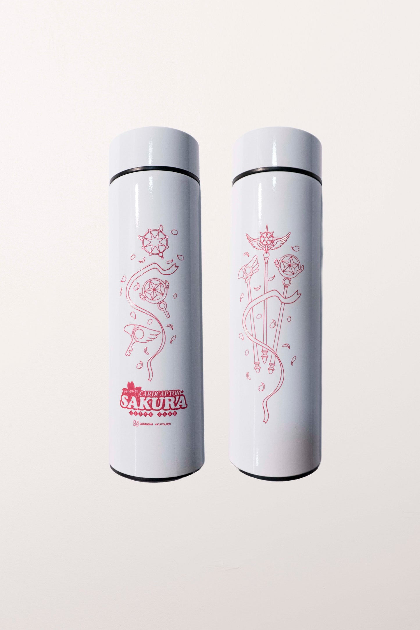 Garrafa Térmica Cardcaptor Sakura Aço Inox Digital Termômetro 400ml