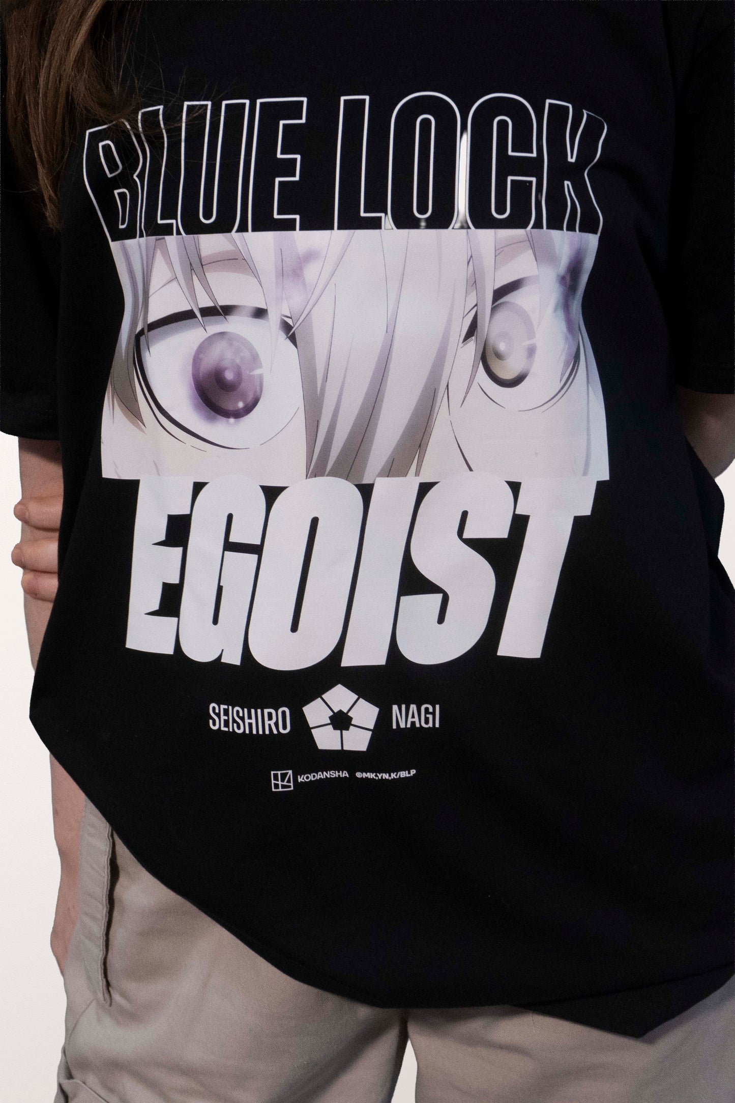 Camiseta Preta BLUE LOCK Nagi "Egoísta"