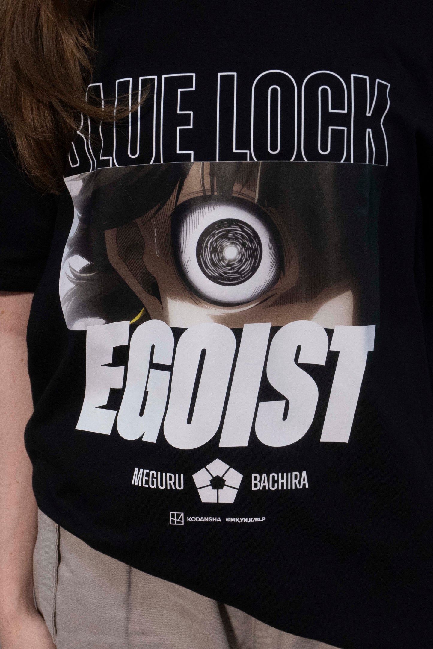 Camiseta Preta BLUE LOCK Bachira "Egoísta"