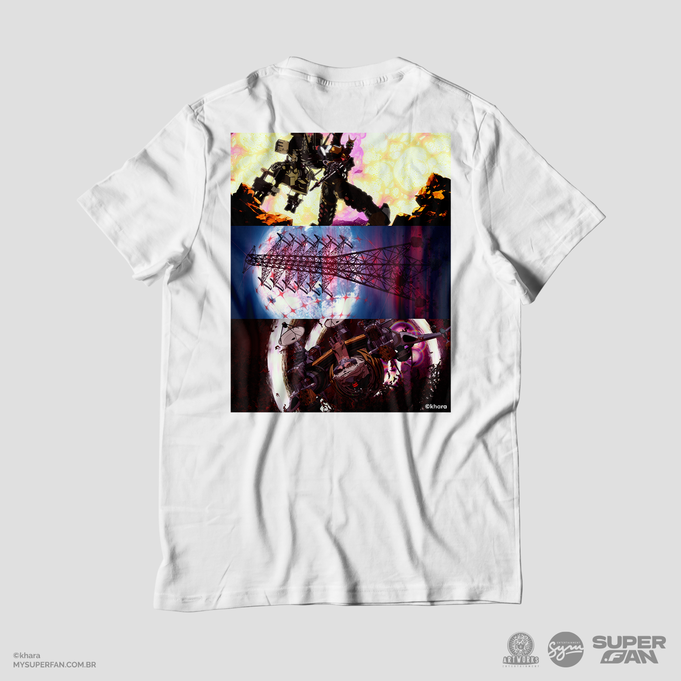 Camiseta Branca Evangelion 3.0+1.0 Último Impacto