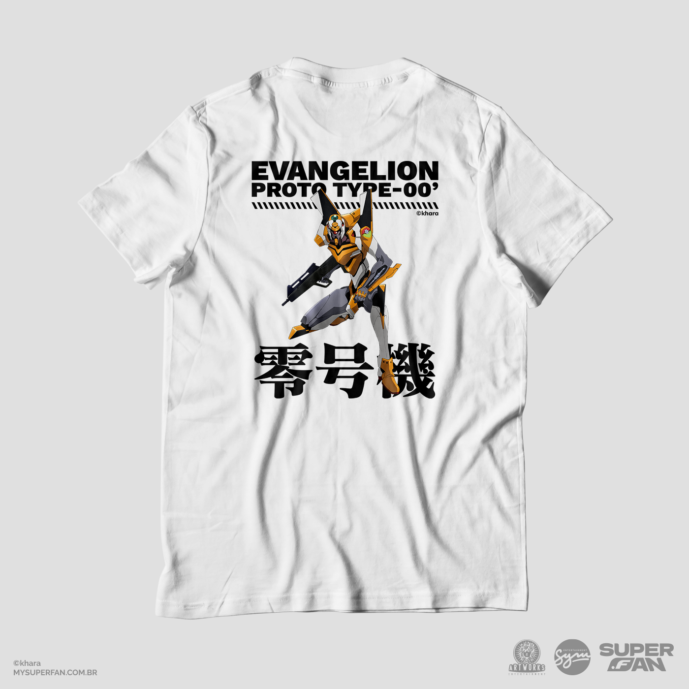 Camiseta Branca Evangelion 2.22 EVA-00