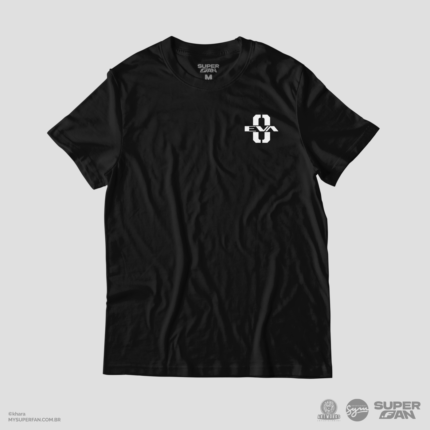 Camiseta Preta Evangelion 2.22 EVA-00