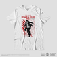 Camiseta Branca Attack on Titan Final Season Eren Jeager Divisão de Reconhecimento
