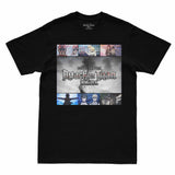 Camiseta Preta Attack on Titan Final Season Under the Three