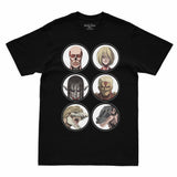 Camiseta Preta Attack on Titan Final Season Titãs Unidos