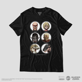 Camiseta Preta Attack on Titan Final Season Titãs Unidos