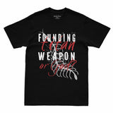 Camiseta Preta Attack on Titan Final Season Titã Fundador "Arma ou Deus?"