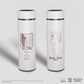 Garrafa Térmica Attack on Titan Final Season Aço Inox Digital Termômetro 400ml