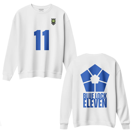 Moletom Branco BLUE LOCK Número 11