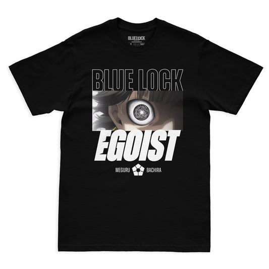 Camiseta Preta BLUE LOCK Bachira "Egoísta"