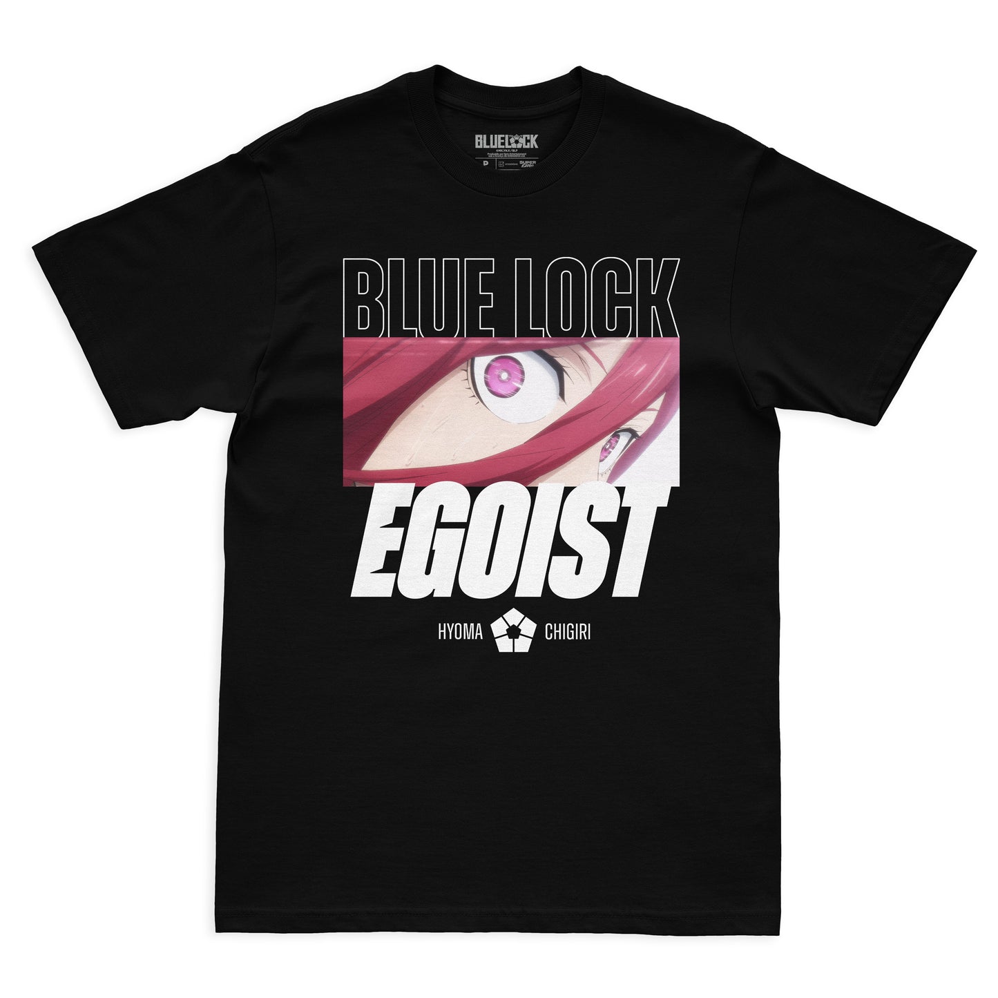 Camiseta Preta BLUE LOCK Chigiri "Egoísta"