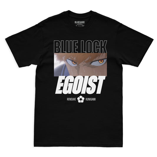 Camiseta Preta BLUE LOCK Kunigami "Egoísta"