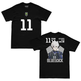 Camiseta Preta BLUE LOCK Nagi "Time V"