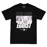 Camiseta Preta BLUE LOCK Nagi "Egoísta"