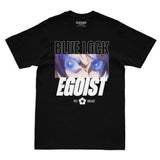 Camiseta Preta BLUE LOCK Reo "Egoísta"