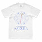Camiseta Branca Cardcaptor Sakura Báculo & Círculo Transparente