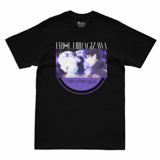 Camiseta Preta Cardcaptor Sakura Eriol Hiiragizawa