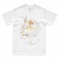 Camiseta Branca Cardcaptor Sakura Traje de Batalha Sakura "Voando"