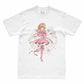Camiseta Branca Cardcaptor Sakura Traje de Batalha Sakura "Clássica"