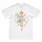 Camiseta Branca Cardcaptor Sakura Traje de Batalha Sakura "Cerimonial"