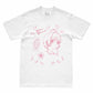 Camiseta Branca Cardcaptor Sakura Carta Transparente Sakura