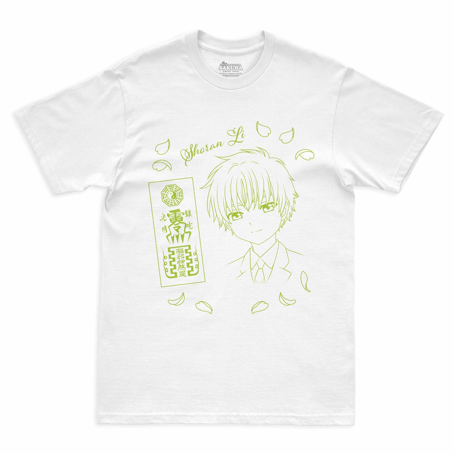 Camiseta Branca Cardcaptor Sakura Carta Shoran