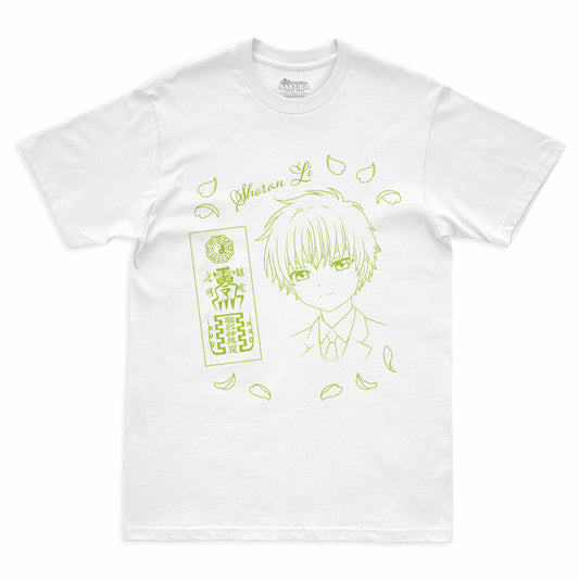 Camiseta Branca Cardcaptor Sakura Carta Shoran
