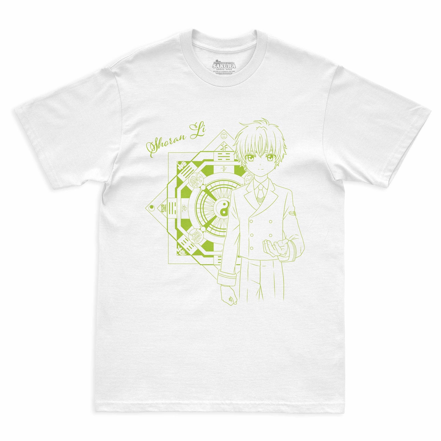 Camiseta Branca Cardcaptor Sakura Compasso Shoran