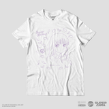 Camiseta Branca Cardcaptor Sakura Escola Tomoeda Tomoyo