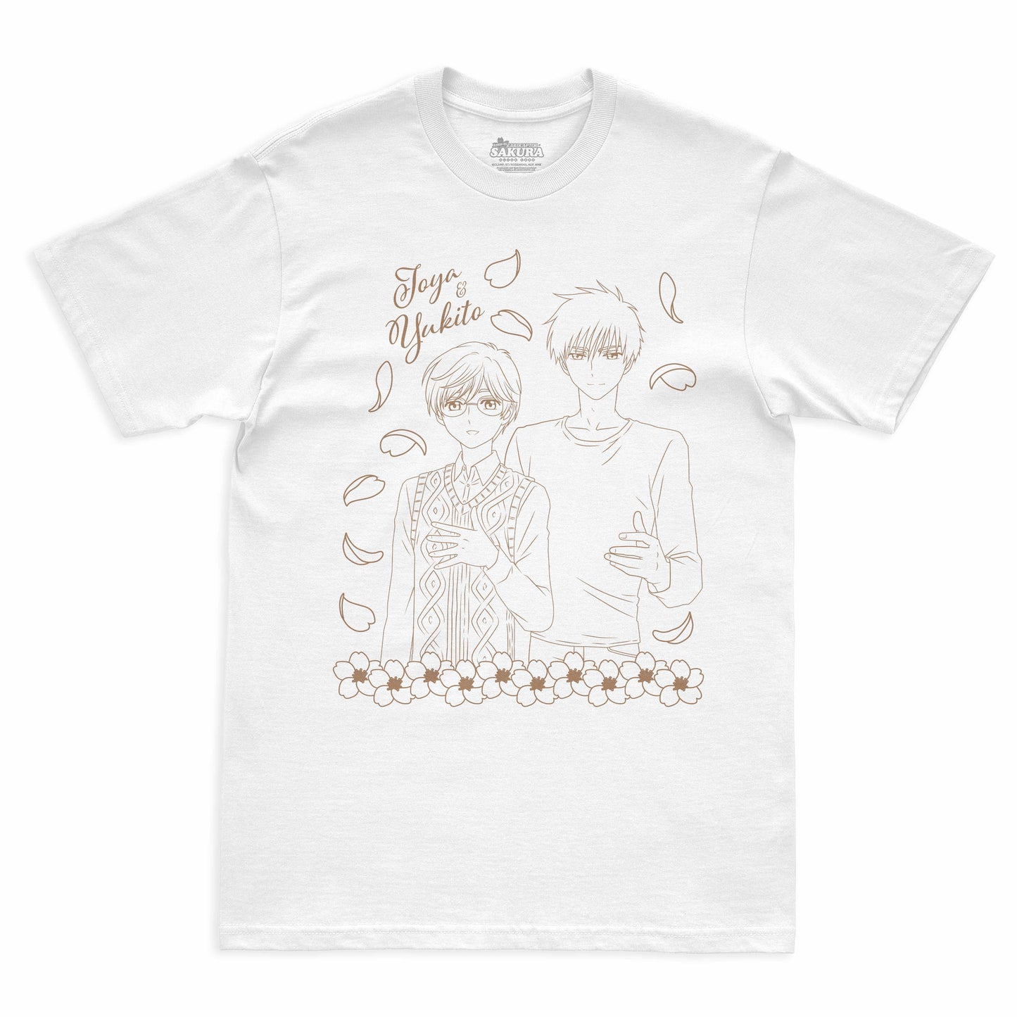 Camiseta Branca Cardcaptor Sakura Toya & Yukito