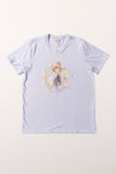 Camiseta Branca Cardcaptor Sakura Escola Tomoeda Sakura "Aquarelada"