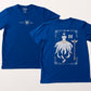 Camiseta Azul Cardcaptor Sakura Traje de Batalha Sakura "Vestido Aquarelado"