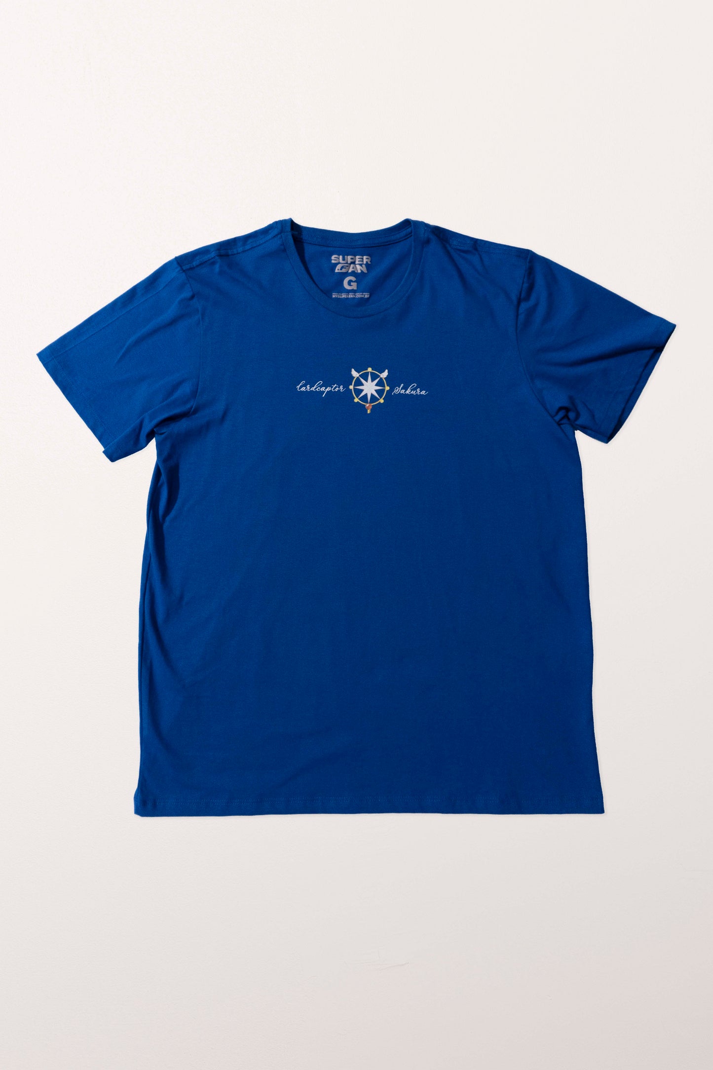 Camiseta Azul Cardcaptor Sakura Traje de Batalha Sakura "Vestido Aquarelado"