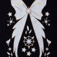 Camiseta Preta Cardcaptor Sakura Carta "Voo" Aquarelada