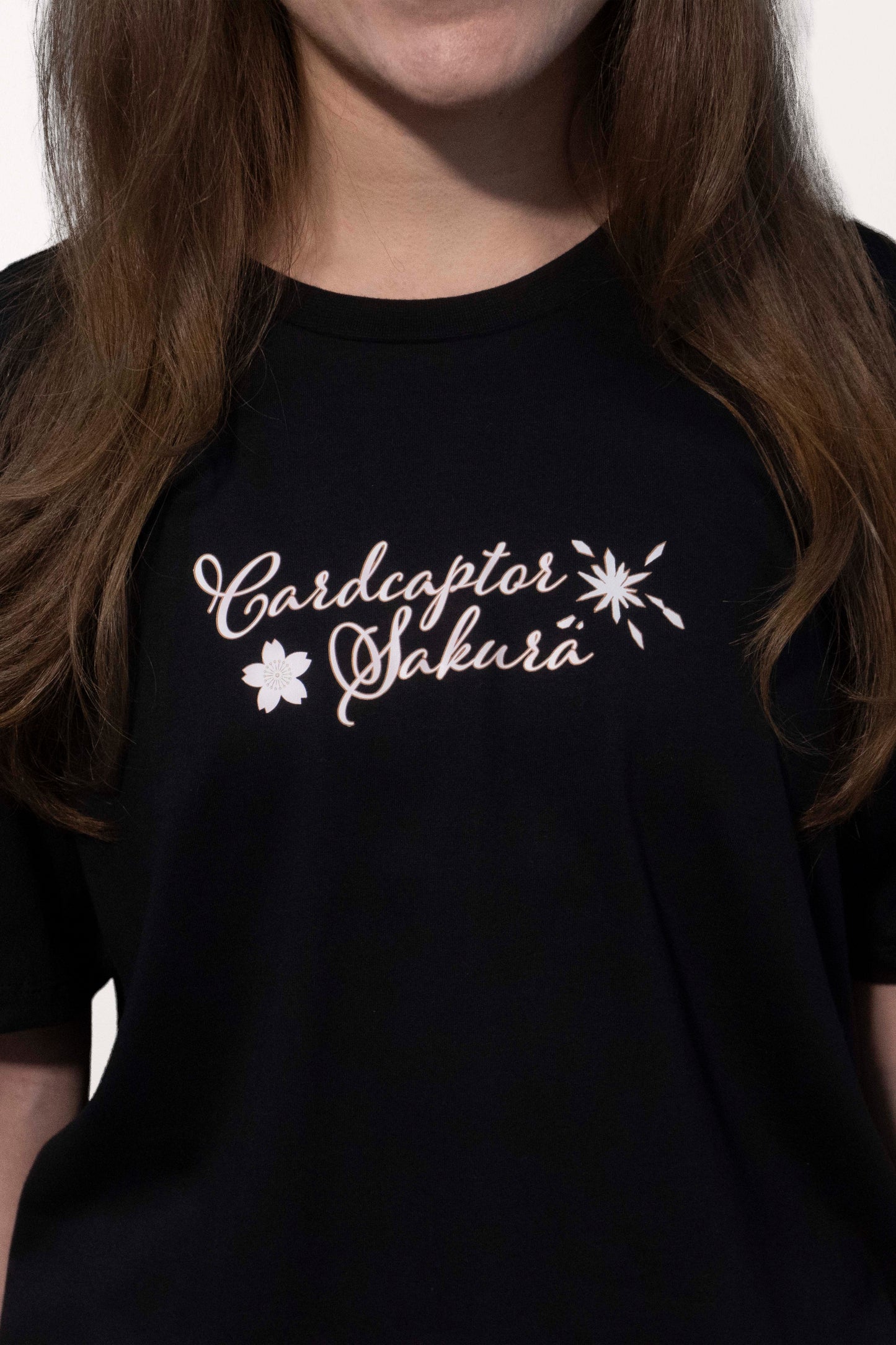 Camiseta Preta Cardcaptor Sakura Carta "Voo" Aquarelada