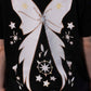 Camiseta Preta Cardcaptor Sakura Carta "Voo" Aquarelada