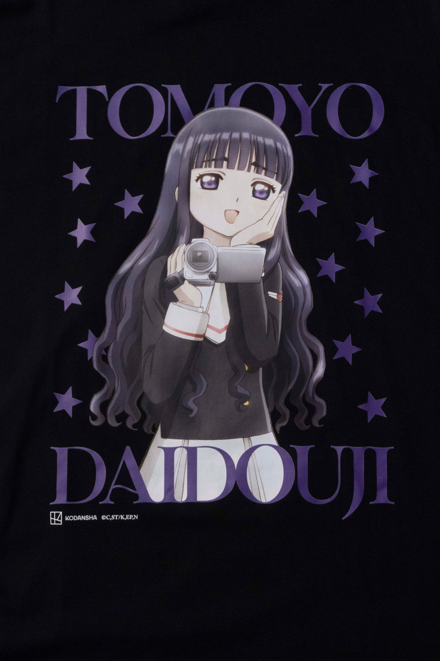 Camiseta Preta Cardcaptor Sakura Tomoyo Daidouji