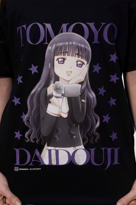 Camiseta Preta Cardcaptor Sakura Tomoyo Daidouji