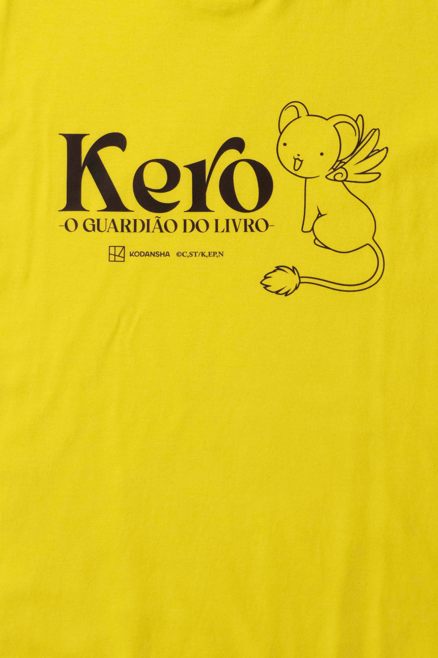Camiseta Amarela Cardcaptor Sakura Kero, O Guardião do Livro