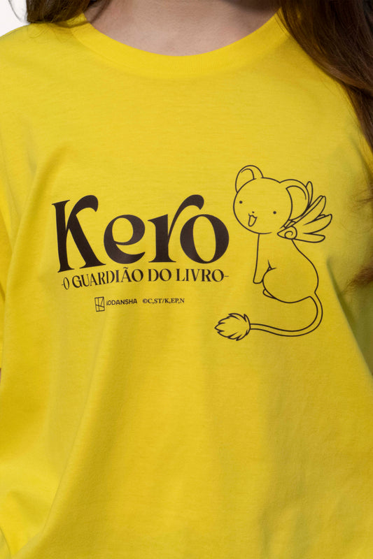 Camiseta Amarela Cardcaptor Sakura Kero, O Guardião do Livro