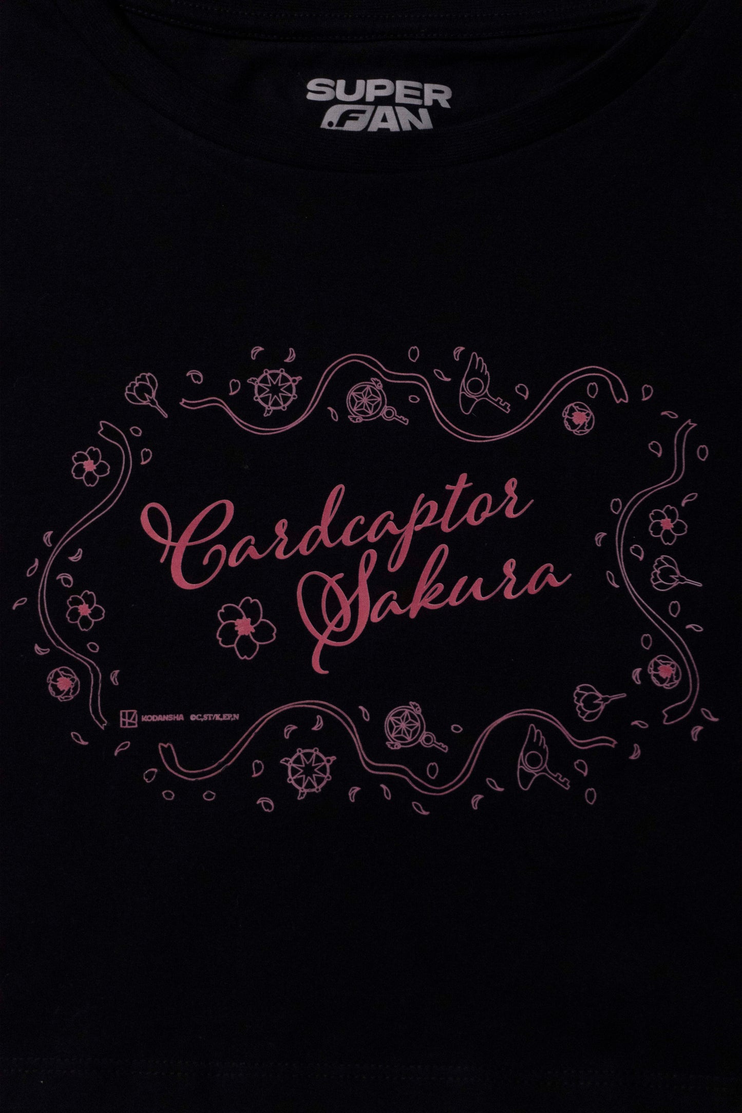 Cropped Preto Cardcaptor Sakura no Jardim das Chaves