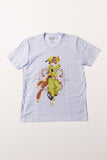 Camiseta Branca Cardcaptor Sakura Traje de Batalha Shoran "Clássico"
