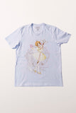 Camiseta Branca Cardcaptor Sakura Traje de Batalha Sakura "Alada"
