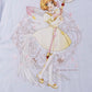 Camiseta Branca Cardcaptor Sakura Traje de Batalha Sakura "Alada"