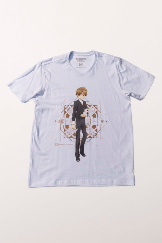 Camiseta Branca Cardcaptor Sakura Uniforme Shoran "Escola Tomoeda"