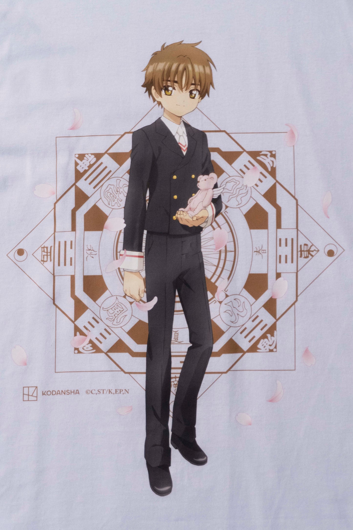 Camiseta Branca Cardcaptor Sakura Uniforme Shoran "Escola Tomoeda"