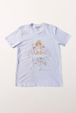 Camiseta Branca Cardcaptor Sakura Traje de Batalha Sakura "Vestido"