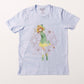 Camiseta Branca Cardcaptor Sakura Traje de Batalha Sakura "Sapo"